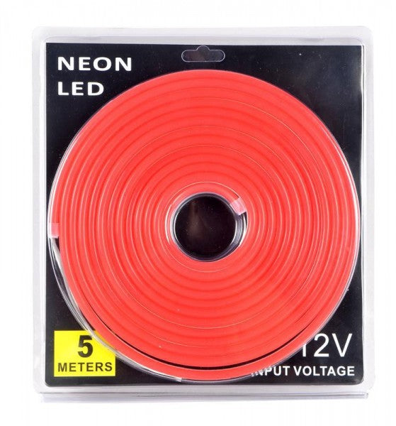 5 meter 12v Red neon strip